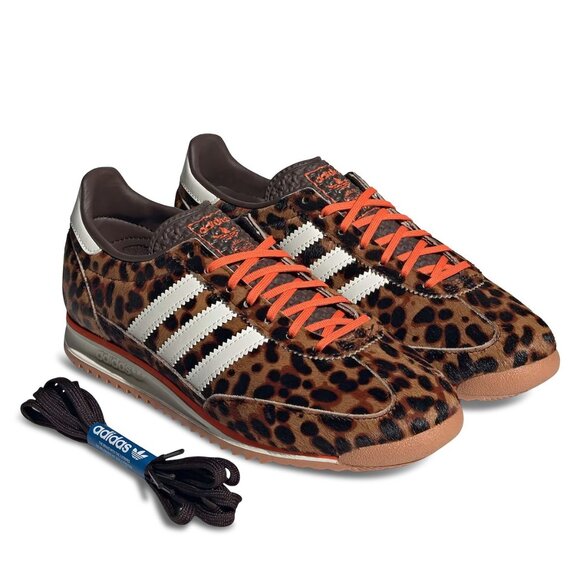 Adidas Women's SL 72 OG Leopard Sneakers US 7.5 - Picture 1 of 3